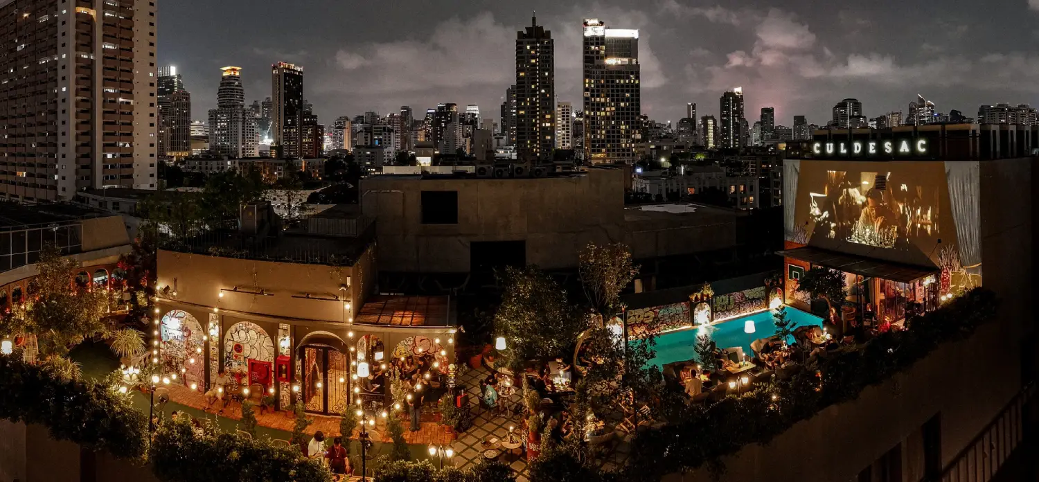 Cul de Sac - Thonglor Rooftop Bar บาร์สุดชิลล์บนดาดฟ้าในย่านทองหล่อ กรุงเทพ (1)